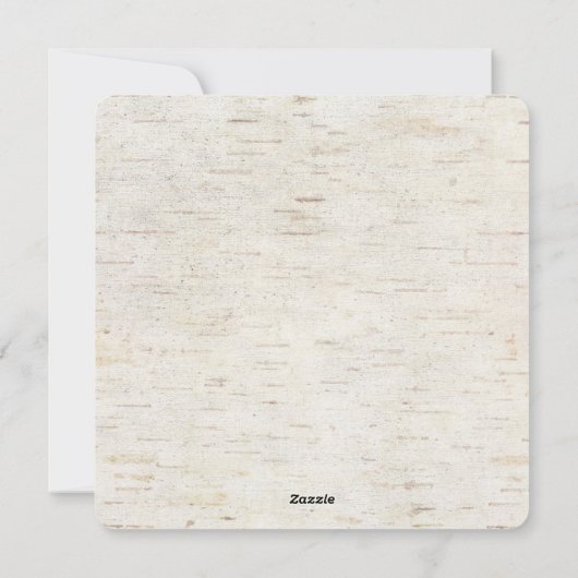 Rustic kerstfeestdag met Greenery Berries Feestdagenkaart (Achterkant)