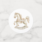 Rustic Kerstmis Monogram Confetti (Kleine voorkant)