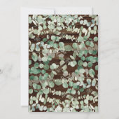 Rustic Koala Bear Girls Baby shower Invitation (Dos)