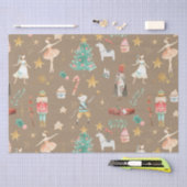 Rustic Kraft Alles Nutkraker Kerstmis Tissuepapier (Craft)