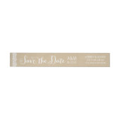 Rustic Kraft and Lace Wedding Save the Date (Individueel)