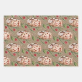 Rustic Kraft Baking Cranberry Lemon Loaf Cake Inpakpapier Vel (Voorkant)