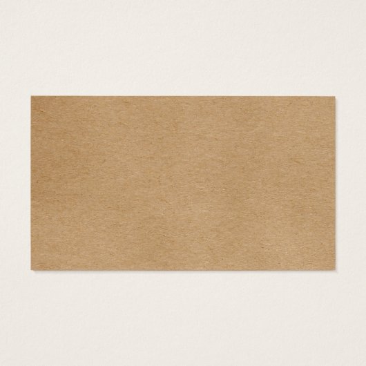 Rustic Kraft bedankt voor uw bestelling Visitekaartje (Achterkant)