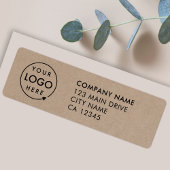Rustic Kraft | Bedrijfs Logo Adres Etiket