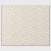 Rustic Kraft Beige Neutral Abstract Minimalist Cadeaupapier (Vlak)