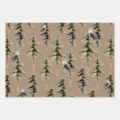 Rustic Kraft bezit in bos Inpakpapier Vel (Voorkant 3)