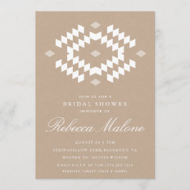 Rustic Kraft Boho Vrijgezellenfeest Kaart