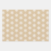 Rustic Kraft Buffalo Pset Merry kerst Pattern Inpakpapier Vel (Voorkant 3)