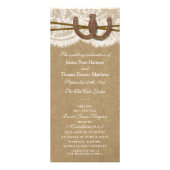 Rustic Kraft, dentelle et fer à cheval Programmes (Devant)