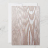 Rustic Kraft en Navy Kalligrafie Save the Dates Save The Date (Achterkant)