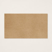 Rustic Kraft Gift Kaart (Achterkant)