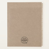 Rustic Kraft Logo | Bedrijfs Modern Professioneel Planner (Achterkant)