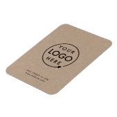 Rustic Kraft Logo | BedrijfsModern Magneet (Linkerzijde)
