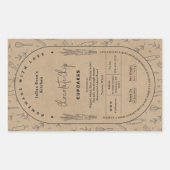 Rustic Kraft Maison Boulangerie Cottage Étiquette  (Devant)