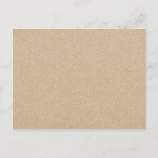 Rustic Kraft met de hand getrokken bergen & Trees Uitnodiging Briefkaart (Achterkant)