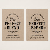Rustic Kraft No Hole The Perfect Blend Favoriser T (Devant & derrière)