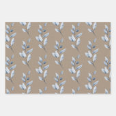 Rustic Kraft Paper Blue Eucalyptus Sprigs (Voorkant 3)