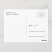 Rustic Kraft Paper Hartelijk dank Briefkaart (Achterkant)