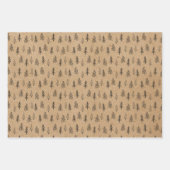 Rustic Kraft Paper | Minimale kerstboomschets (Voorkant)