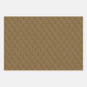 Rustic Kraft Papier cadeau Motif Arbre de Noël (Devant 2)