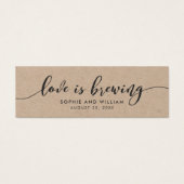 Rustic Kraft Relax Script Mariage L'amour est en t (Devant)
