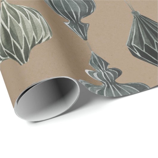 Rustic Kraft Scandinavische papieren siervoorwerp Cadeaupapier (Rol Hoek)