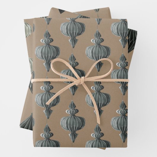 Rustic Kraft Scandinavische papieren siervoorwerp Inpakpapier Vel (In situ)