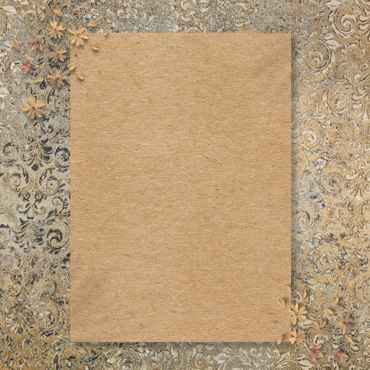 Rustic Kraft Simple Stylish Boho Kaart