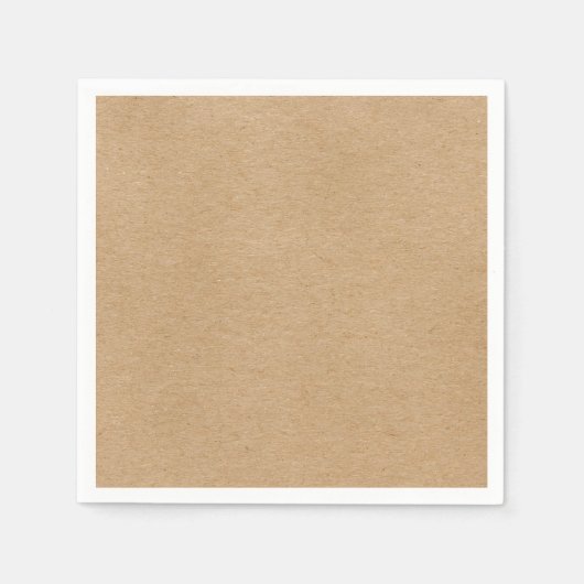 Rustic Kraft Simple Stylish Boho Servet (Voorkant)