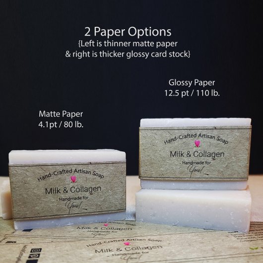 Rustic Kraft Soap Bands Labels 🧼 (Blad van 5)