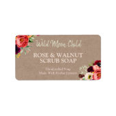  Rustic Kraft Soap Product Labels (Voorkant)