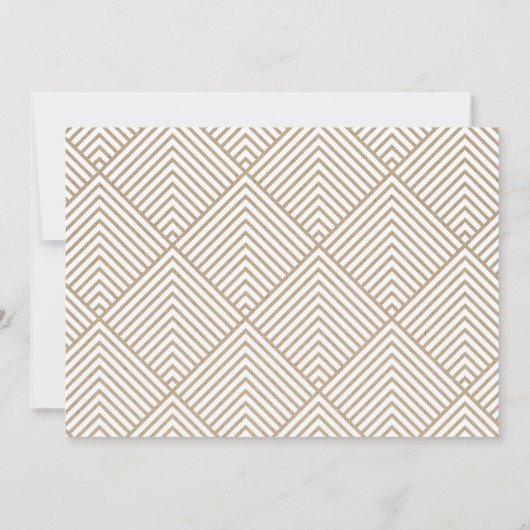 Rustic Kraft sparen de datum collage Save The Date (Achterkant)