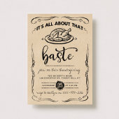 Rustic Kraft Thanksgiving Kaart