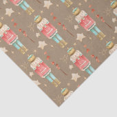 Rustic Kraft The Kerstmis Nutkraker Tissuepapier (Detail)