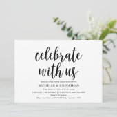 Rustic Kraft Wedding Rehearsal Dinner Invites Kaart (Staand voorkant)