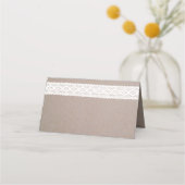 Rustic Kraft &  White Lace Wedding (Achterkant)