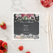 Rustic Lace Mason Jar String Lights Wedding Servet (Insitu)