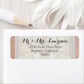 Rustic Lace w Aged  Linen country legance Etiket (Insitu)