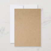 RUSTIC LACE | WEDDING RSVP ENCLOSURE CARD 2 (Achterkant)