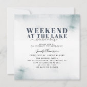 Rustic Lake Cabin Bachelorette Weekend Itinerary Kaart (Voorkant)