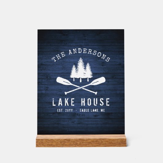 Rustic Lake House Boat (Recto)