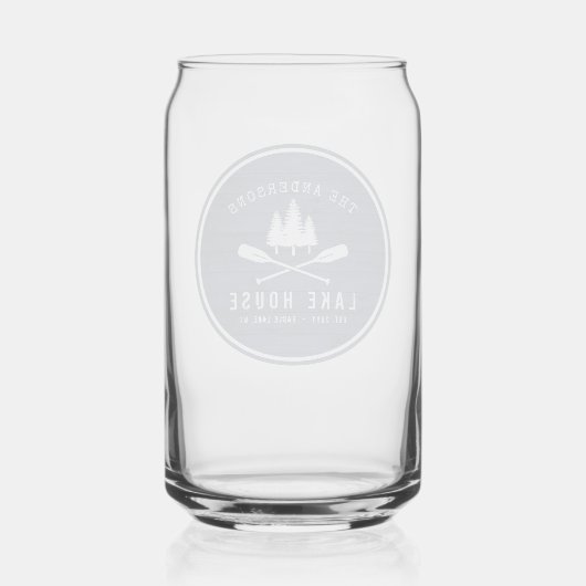 Rustic Lake House Boat (Verso)