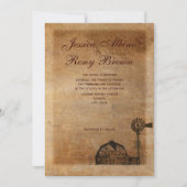 Rustic Land  Canvas Barn Windmill Kaart (Voorkant)