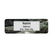 Rustic Landscape Hills Wilderness Etiket (Voorkant)