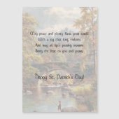 Rustic Landscape St. Patrick's Day Irish Blessing (Voorkant)