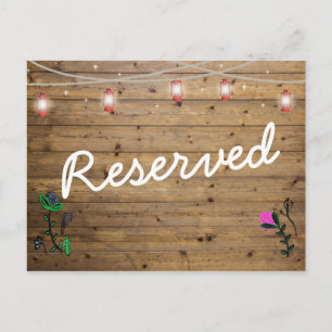 Rustic Lantern Lights Reserved Seats Kaart
