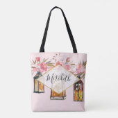 Rustic Lantern Roos Gold Zuster van de Groom Draagtas (Achterkant)