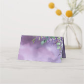 Rustic Lavender en Eucalyptus Marble Wedding (Achterkant)