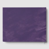 Rustic Lavender en Eucalyptus Wedding Gastenboek (Achterkant)