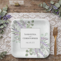 Rustic Lavender & Eucalyptus Elegant Boho Wedding